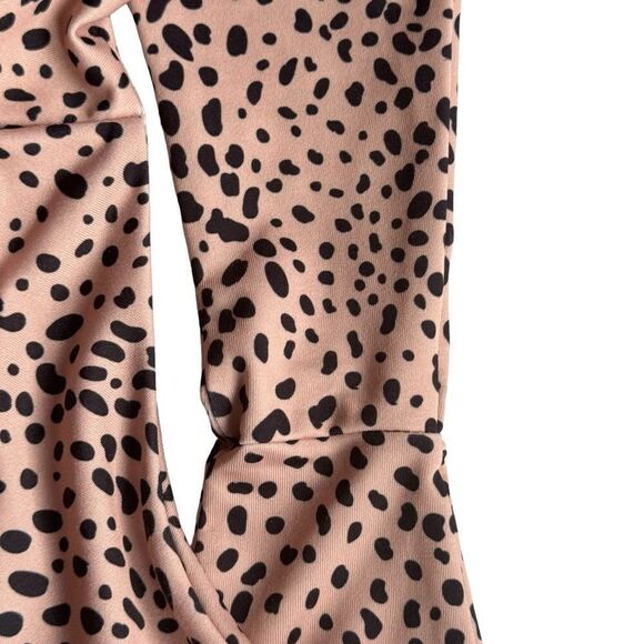 Nasty Gal Cut Out Swimsuit Dalmatian One Shoulder High Leg Swimsuit Beach 8 - Picture 7 of 7